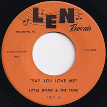 画像をギャラリービューアに読み込む, Little Jimmy And The Tops - Puppy Love / Say You Love Me (7 inch Record / Used)