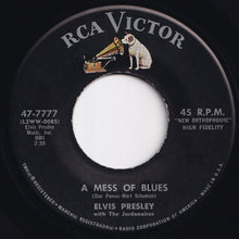 画像をギャラリービューアに読み込む, Elvis Presley - It's Now Or Never / A Mess Of Blues (7 inch Record / Used)