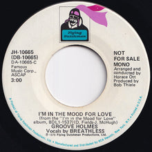 画像をギャラリービューアに読み込む, Groove Holmes - I'm In The Mood For Love (Stereo) / (Mono) (7 inch Record / Used)