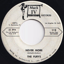 Load image into Gallery viewer, Furys - Zing! Went The Strings Of My Heart / Never More (7 inch Record / Used)