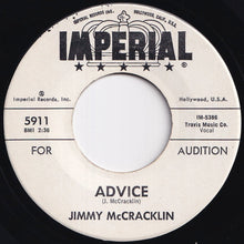 画像をギャラリービューアに読み込む, Jimmy McCracklin - Advice / No No (7 inch Record / Used)
