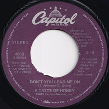 Load image into Gallery viewer, A Taste Of Honey - Sukiyaki / Don't You Lead Me On (7 inch Record / Used)