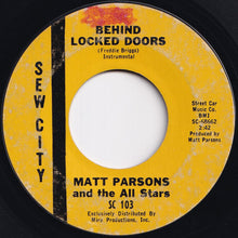 画像をギャラリービューアに読み込む, Witches And The Warlock / Matt Parsons And The All Stars - Behind Locked Doors / (Instrumental) (7 inch Record / Used)