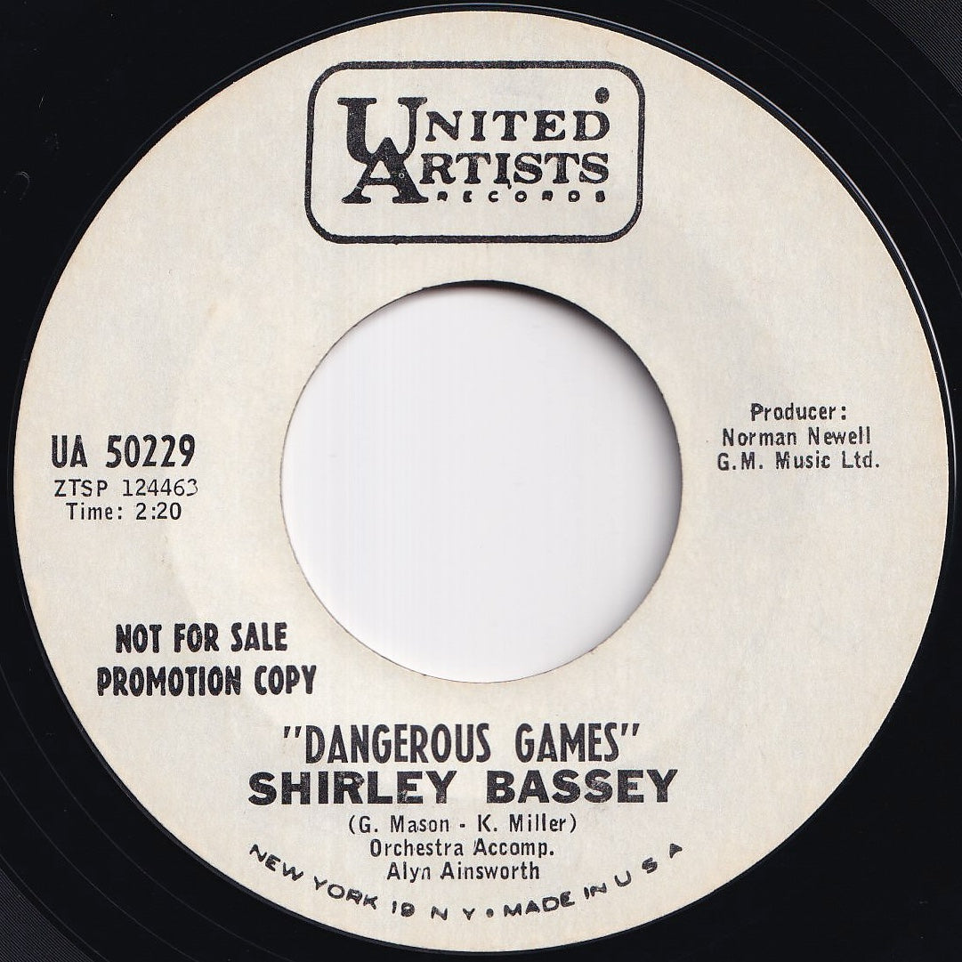 Shirley Bassey - Big Spender / Dangerous Games (7 inch Record / Used) –  Solidity Records