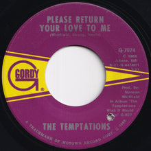 画像をギャラリービューアに読み込む, Temptations - Please Return Your Love To Me / How Can I Forget (7 inch Record / Used)