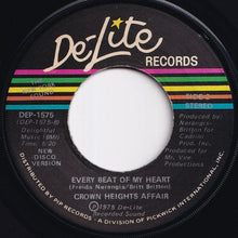 画像をギャラリービューアに読み込む, Crown Heights Affair - Every Beat Of My Heart / (New Disco Version) (7 inch Record / Used)