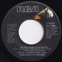 画像をギャラリービューアに読み込む, Evelyn Champagne King - I Don't Know If It's Right / We're Going To A Party (7 inch Record / Used)