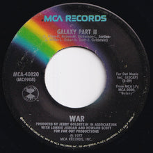 Load image into Gallery viewer, War - Galaxy (Part I) / (Part II) (7 inch Record / Used)