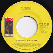 画像をギャラリービューアに読み込む, Frederick Knight - Trouble / Friend (7 inch Record / Used)