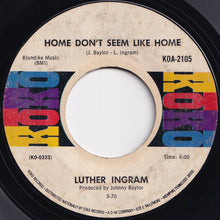 画像をギャラリービューアに読み込む, Luther Ingram - Ain't That Loving You (For More Reasons Than One) / Home Don't Seem Like Home (7 inch Record / Used)