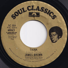 画像をギャラリービューアに読み込む, James Brown - Think / Licking Stick (7 inch Record / Used)