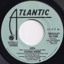 画像をギャラリービューアに読み込む, Herbie Mann - Aria / Aria (7 inch Record / Used)