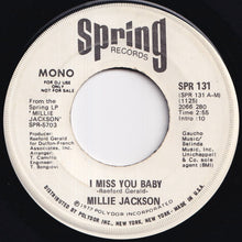 画像をギャラリービューアに読み込む, Millie Jackson - I Miss You Baby (Stereo) / (Mono) (7 inch Record / Used)