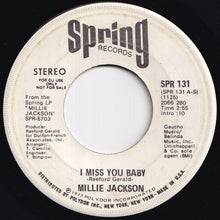 画像をギャラリービューアに読み込む, Millie Jackson - I Miss You Baby (Stereo) / (Mono) (7 inch Record / Used)