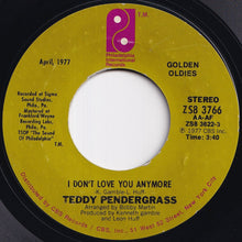 画像をギャラリービューアに読み込む, Teddy Pendergrass - I Don't Love You Anymore / Close The Door (7 inch Record / Used)