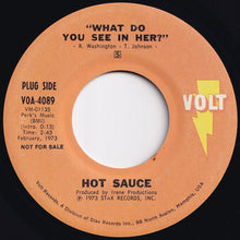 Load image into Gallery viewer, Hot Sauce - What Do You See In Her? / Mama's Baby (Daddy's Maybe) (7 inch Record / Used)