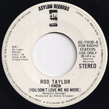 Load image into Gallery viewer, Rod Taylor - I Know (You Don't Love Me No More) (Stereo) / (Mono) (7 inch Record / Used)