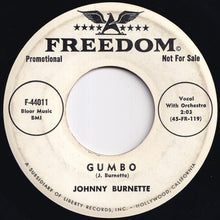 Load image into Gallery viewer, Johnny Burnette - Me And The Bear / Gumbo (7 inch Record / Used)