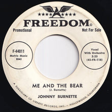 Load image into Gallery viewer, Johnny Burnette - Me And The Bear / Gumbo (7 inch Record / Used)