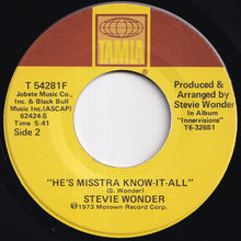 画像をギャラリービューアに読み込む, Stevie Wonder - Sir Duke / He's Misstra Know-It-All (7 inch Record / Used)