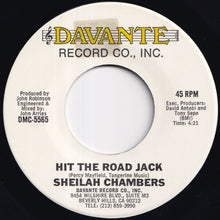 Load image into Gallery viewer, Sheilah Chambers - Hit The Road Jack / Hit The Road Jack (7 inch Record / Used)