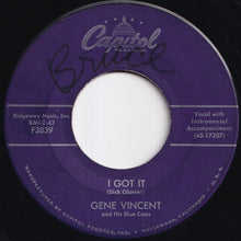 画像をギャラリービューアに読み込む, Gene Vincent - Dance To The Bop / I Got It (7 inch Record / Used)