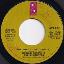 画像をギャラリービューアに読み込む, Harold Melvin & The Bluenotes - The Love I Lost (Part 1) / (Part 2) (7 inch Record / Used)