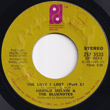 画像をギャラリービューアに読み込む, Harold Melvin & The Bluenotes - The Love I Lost (Part 1) / (Part 2) (7 inch Record / Used)