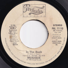 画像をギャラリービューアに読み込む, Musique - In The Bush (Remix Version) / (Edited LP Version) (7 inch Record / Used)