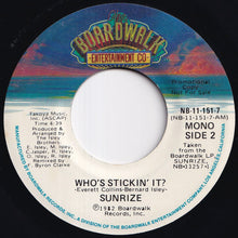 画像をギャラリービューアに読み込む, Sunrize - Who's Stickin' It? (Stereo) / (Mono) (7 inch Record / Used)