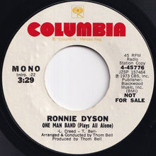 画像をギャラリービューアに読み込む, Ronnie Dyson - One Man Band (Plays All Alone) (Stereo) / (Mono) (7 inch Record / Used)