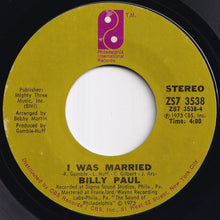 画像をギャラリービューアに読み込む, Billy Paul - Thanks For Saving My Life (Mono) / (Stereo) (7 inch Record / Used)