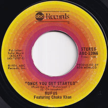 画像をギャラリービューアに読み込む, Rufus & Chaka Khan - Once You Get Started / Rufusized (7 inch Record / Used)