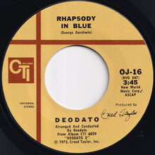 画像をギャラリービューアに読み込む, Deodato - Rhapsody In Blue / Super Strut (7 inch Record / Used)