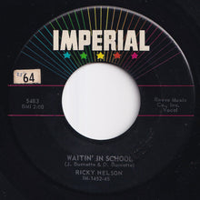 画像をギャラリービューアに読み込む, Ricky Nelson - Stood Up / Waitin' In School (7 inch Record / Used)