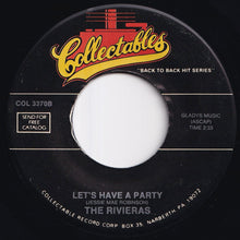 Load image into Gallery viewer, Rivieras - California Sun / Let's Have A Party (7 inch Record / Used)