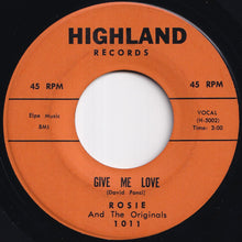 画像をギャラリービューアに読み込む, Rosie And The Originals - Angel Baby / Give Me Love (7 inch Record / Used)