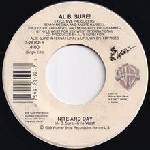 画像をギャラリービューアに読み込む, Al B. Sure! - Nite And Day (Single Edit) / Nuit Et Jour (Single Edit) (7 inch Record / Used)