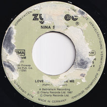 画像をギャラリービューアに読み込む, Nina Simone - My Baby Just Cares For Me / Love Me Or Leave Me (7 inch Record / Used)