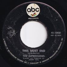 画像をギャラリービューアに読み込む, Impressions - Can't Satisfy / This Must End (7 inch Record / Used)
