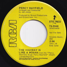 Load image into Gallery viewer, Percy Mayfield - You Wear Your Hair Too Long / The Highway Is Like A Woman (7 inch Record / Used)