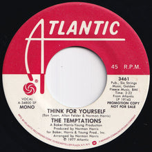 Load image into Gallery viewer, Temptations - Think For Yourself (Stereo) / (Mono) (7 inch Record / Used)