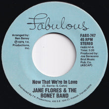 Load image into Gallery viewer, Jane Flores - Symphony On Wheels / Now That We're In Love (7 inch Record / Used)