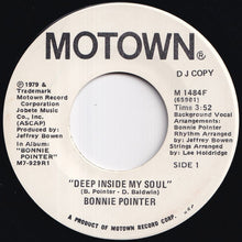 Load image into Gallery viewer, Bonnie Pointer - Deep Inside My Soul / Deep Inside My Soul (7 inch Record / Used)