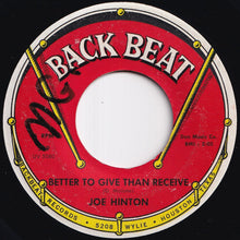Load image into Gallery viewer, Joe Hinton - There Is No In Between / Better To Give Than Receive (7 inch Record / Used)