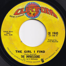 Load image into Gallery viewer, Impressions - Seven Years / The Girl I Find (7 inch Record / Used)
