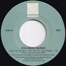 画像をギャラリービューアに読み込む, Solomon Burke - Love Buys Love / Don't Tell Me What A Man Won't Do For A Woman (7 inch Record / Used)