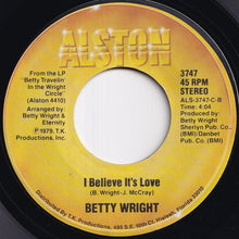 画像をギャラリービューアに読み込む, Betty Wright - My Love Is / I Believe It's Love (7 inch Record / Used)