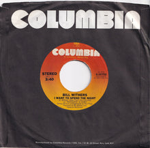 画像をギャラリービューアに読み込む, Bill Withers - Lovely Night For Dancing / I Want To Spend The Night (7 inch Record / Used)