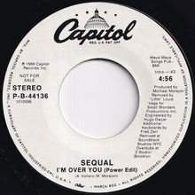 画像をギャラリービューアに読み込む, Sequal - I'm Over You (Power Edit) / (Power Edit) (7 inch Record / Used)